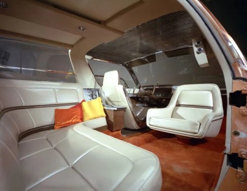This Ford's Wagon From 1964 Literally Has A Living Room Sofa Inside
