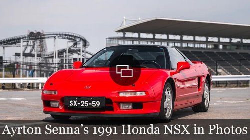 Honda, NSX, Ayrton Senna’s Personal Honda NSX Could Sell for $1.1 Million at Auction This Fall