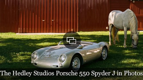 Porsche, Porsche and Hedley Studios Just Unveiled a Pint-Sized Version of the Legendary 550