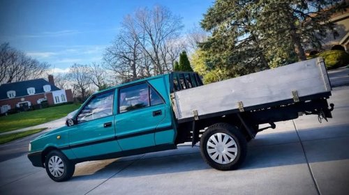 At $13,500, Are You Bonkers Enough To Buy This 1997 FSO Polonez Roy Pickup?