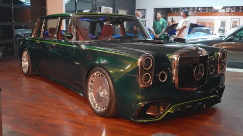 Mercedes, Somebody Grafted A Classic Mercedes 600 Body Onto A Modern AMG S 63 Hybrid