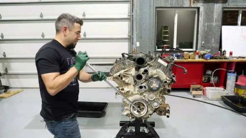 Watch a Missouri YouTuber Tear Down a 2022 F-150 EcoBoost That Hit 180,000 Miles in Four Years, Then Find a Piston Burned Straight Through