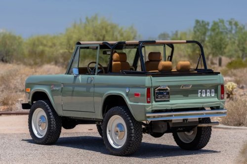 Coyote-Powered 1972 Ford Bronco Restomod Is for Sale on Bring a Trailer