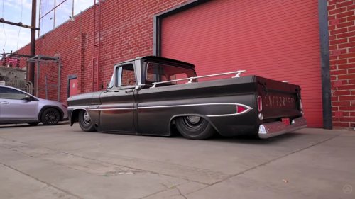 Chevy, Someone Dropped A Supercharged Nelson Racing Engine In An Old Chevy C10 Apache Truck