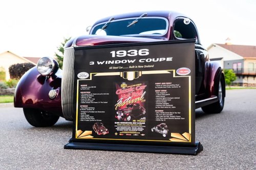Ford, 1936 Ford Model 68 Deluxe 3-Window Coupe for Sale With 10,000 Miles Shown