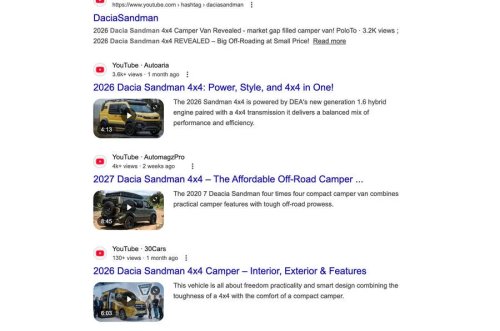 Dacia, We invented the Dacia Sandman - and the internet fell for it