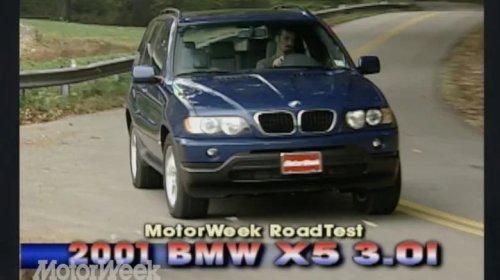 BMW, BMW X5, MotorWeek's Manual 2001 BMW X5 Review Has Us Gnawing At The Iron Bars Of Our Enclosure