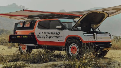 Rivian, Rivian and Nike ACG Built an R1T With Slushie Machines, Snack Racks, and More for Ultimate Trail Runners