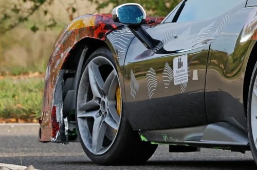 Hybrid-Free Ferrari 296 Challenge Stradale Spied Wearing Funny-Looking Camouflage