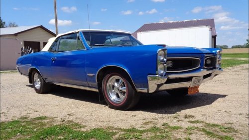 Owned Since 1977: The Blue 1966 Pontiac GTO Convertible That Helped a Minnesota Man Meet His Wife