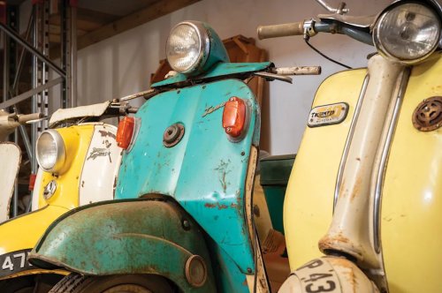 For the love of 49 classic British scooters