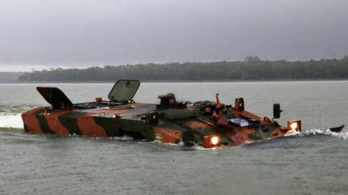 What Has 6 Wheels And Weighs 40,000 Pounds? This Absurd Brazilian Armored Vehicle
