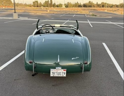 This Spruce Green 1955 Austin-Healey 100 BN1 Is A Refurbished British Roadster Built To Be Driven