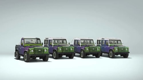 One Buyer Commissioned Four Colour-Flipping Classic Defender V8s