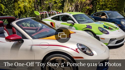 Porsche Just Unveiled a Trio of One-Off 911s Inspired by ‘Toy Story 5’