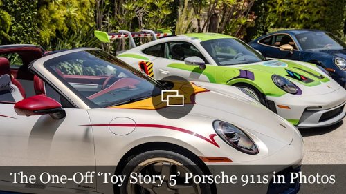 Porsche, Porsche Just Unveiled a Trio of One-Off 911s Inspired by ‘Toy Story 5’