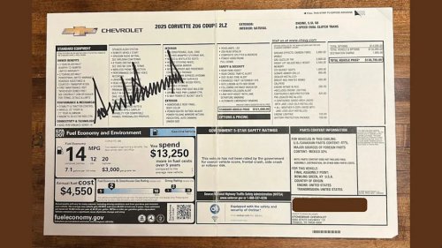 Corvette Owner Asked President Trump to Sign His Window Sticker, Couldn't Believe What Came Back