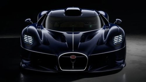 One-Off Bugatti Destrier Is A Pure Design Exaggeration Based On The Extreme Bolide Track Car