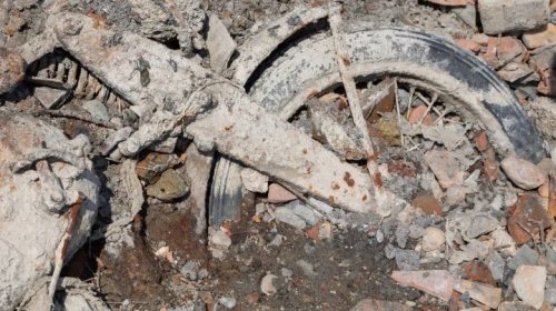 This Well-Preserved German Military Motorcycle Was One Of Many Relics Buried In WWII Waste Pit Uncovered By A Drying Danube