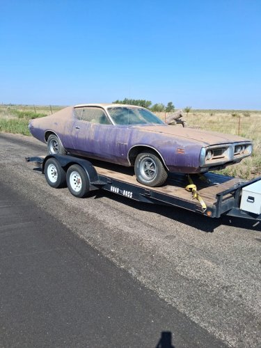 Oklahoma Seller Lists Plum Crazy 1971 Dodge Charger Barn Find With 77,042 Miles, Then Bids Hit $21,300 and the Reserve Still Isn't Met