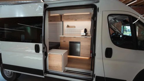 This Slide-In System Can Convert Your Van Into A Full-Size Camper