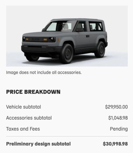 The $25,000 Slate truck is proudly bare-bones. I think these add-ons are worth the extra money.