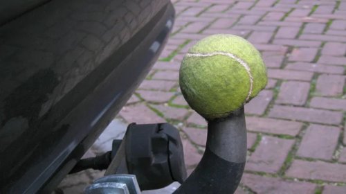 Ever Noticed Tennis Balls On Top Of Trailer Ball Hitches? Here's Why People Use Them