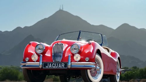 Jaguar, 1955 Jaguar XK140 Roadster at $50,000 With 1 Day Left on BAT, SE Specification