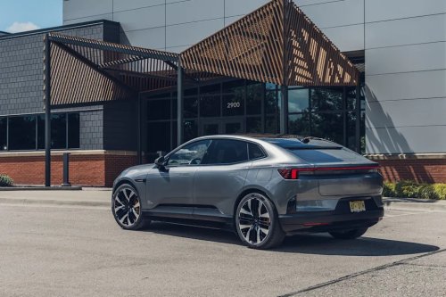 See Exterior Pics of the 2026 Polestar 4 Dual Motor Performance Plus