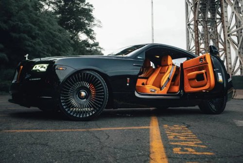 No-Reserve 2020 Rolls-Royce Wraith With Custom Orange Interior Carries a Rebuilt-Title Backstory on Cars & Bids