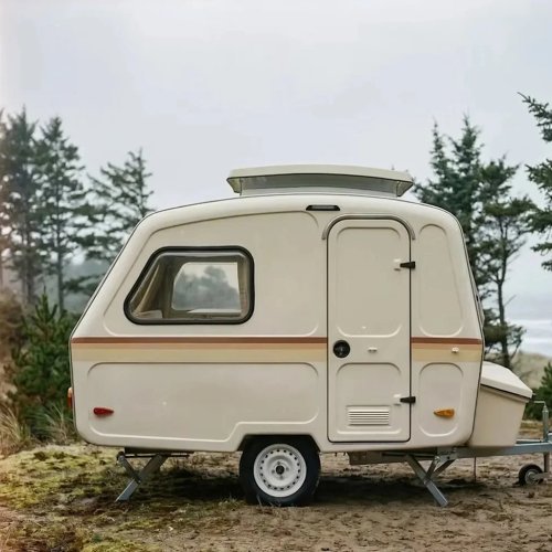 This Tiny, Lightweight Travel Trailer Is an Affordable Retro Camper Dream