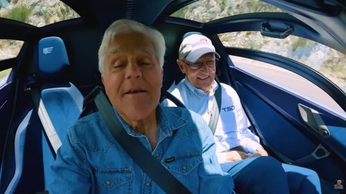 Jay Leno Drives The GMA T.50 — Calls It The World's Greatest Miata