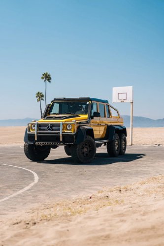 Mercedes, This Mercedes-AMG G65 6x6 Had to Hide Out from the Russians