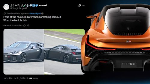 Toyota, Toyota Yaris, Toyota’s Secret Mid-Engine Sports Car With Yaris Lights Is Buzzing Around Fuji