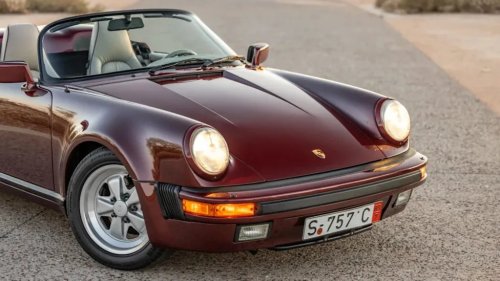 Porsche, Porsche 911, Ruby Red 1989 Porsche 911 Speedster With 6,000 Miles Draws $257,000 Bid