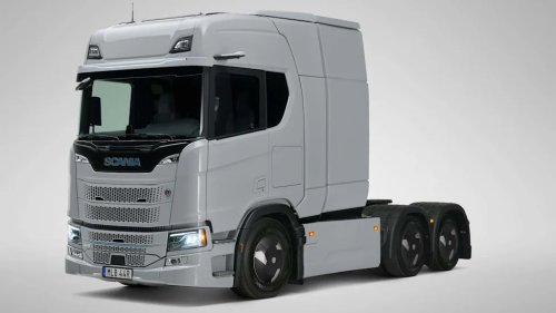 Scania's New EV Truck Has 447 Miles Of Range