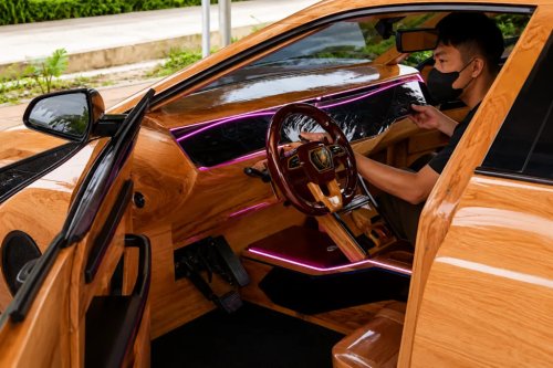 Lamborghini, YouTuber Builds a Fully Functional Wooden Lamborghini Worthy of CR7’s Garage