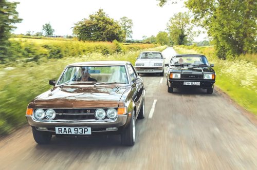 It’s Ford Capri II vs Toyota Celica vs Vauxhall HP Firenza in this ’70s coupé shootout