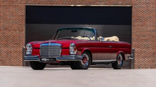 BRABUS-Restored 1971 Mercedes-Benz 280 SE 3.5 Cabriolet Is for Sale on Mecum's Monterey Auction