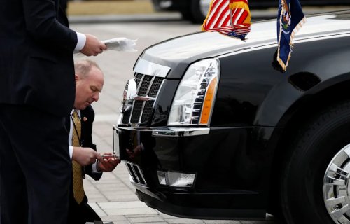 See inside 'The Beast,' Trump's $1.5 million bulletproof presidential limousine