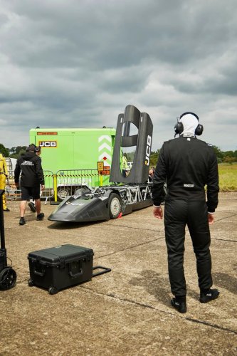 JCB’s 1,600-HP Hydrogen Car Prepares For Bonneville Speed Record
