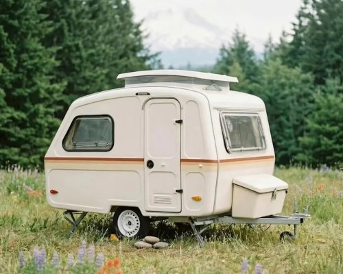 This Tiny, Lightweight Travel Trailer Is an Affordable Retro Camper Dream
