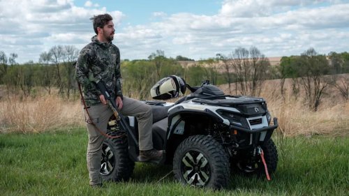 Can-Am's All-Electric Outlander ATV Is The Perfect Midwest and Eastern Hunting Partner. Silent And Reliable