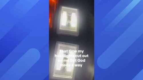 Woman's Dollar Store Solution to Her Broken Headlights Might Not Be Legal