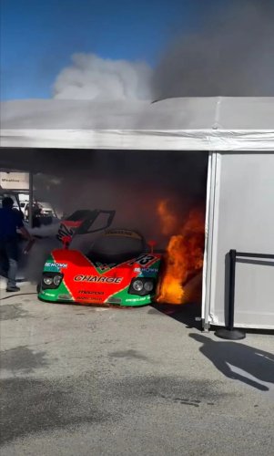 One of Mazda’s Iconic 4-Rotor Race Cars Apparently Caught Fire at Laguna Seca