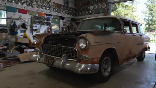 Abandoned '55 Chevy Wagon Has Been Sitting Since 1982 — Will It Run Again?