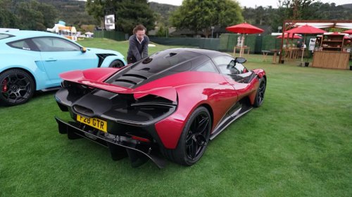 The Quail Flies into Monterey with Cars and Copters