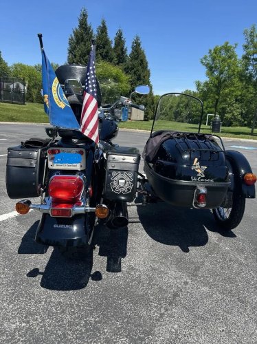 Suzuki, 2008 Suzuki Boulevard C50T with Sidecar for Sale