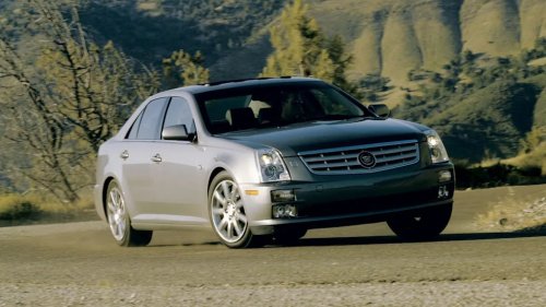 Cadillac, BMW, The 2005 Cadillac STS Took on the BMW 545i and Suddenly the Benchmark Looked a Little Vulnerable