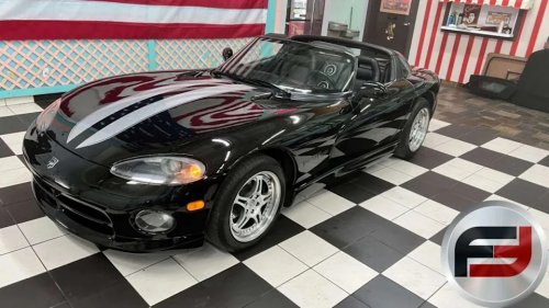 Dodge, Black 1996 Dodge Viper RT/10 Roadster With a Dyno Sheet Is for Sale at Freije & Freije’s Fall Big Boy Toy Auction